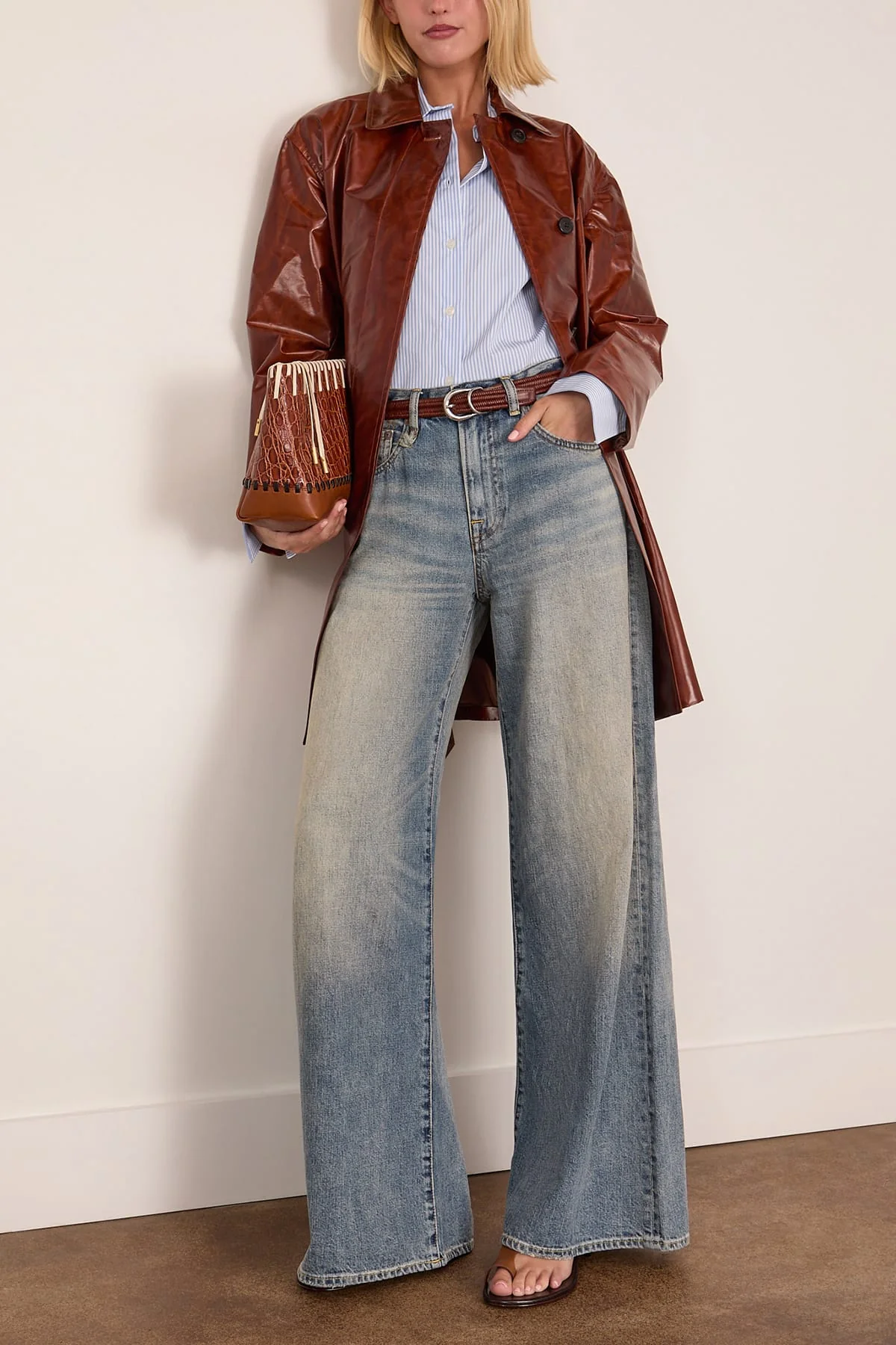 Ramblasa Coat in Rust - Image 2