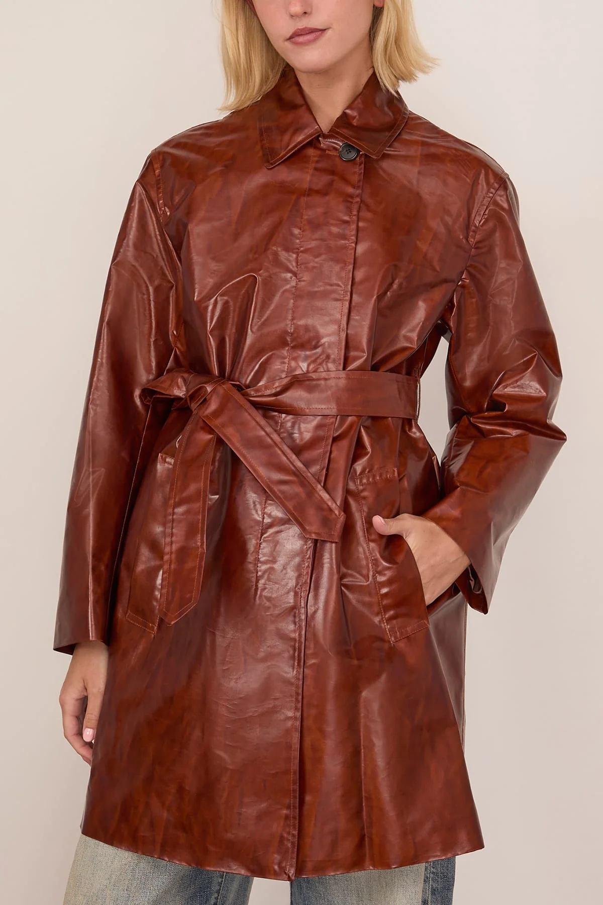 Ramblasa Coat in Rust - Image 3