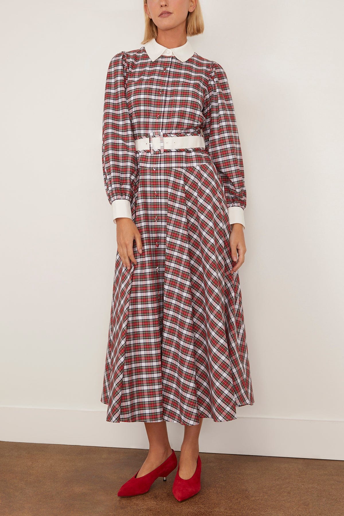 Randolph Dress in Alpine Plaid - Image 3
