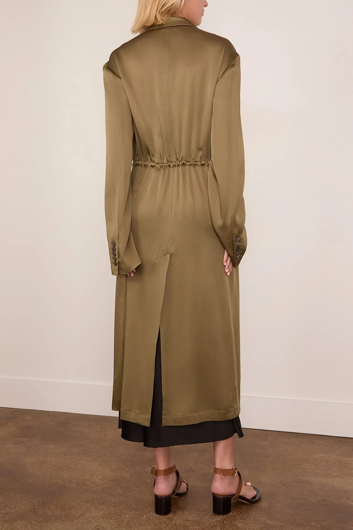 Rastino Coat in Khaki - Image 4
