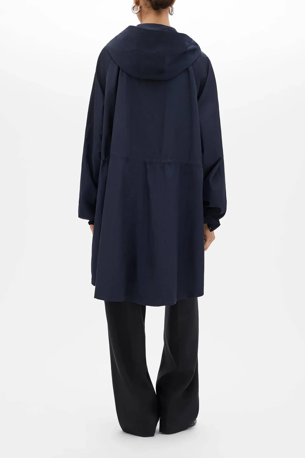 Recycled Nylon Anorak in Navy - Image 4