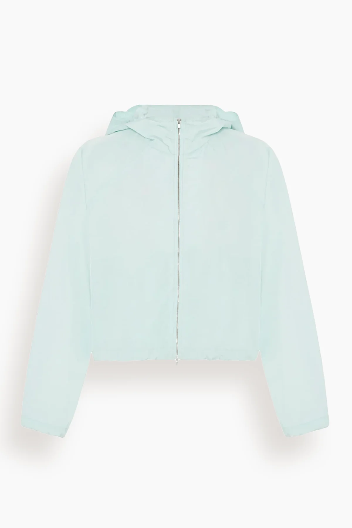 Recycled Nylon Short Blouson in Aquamarine