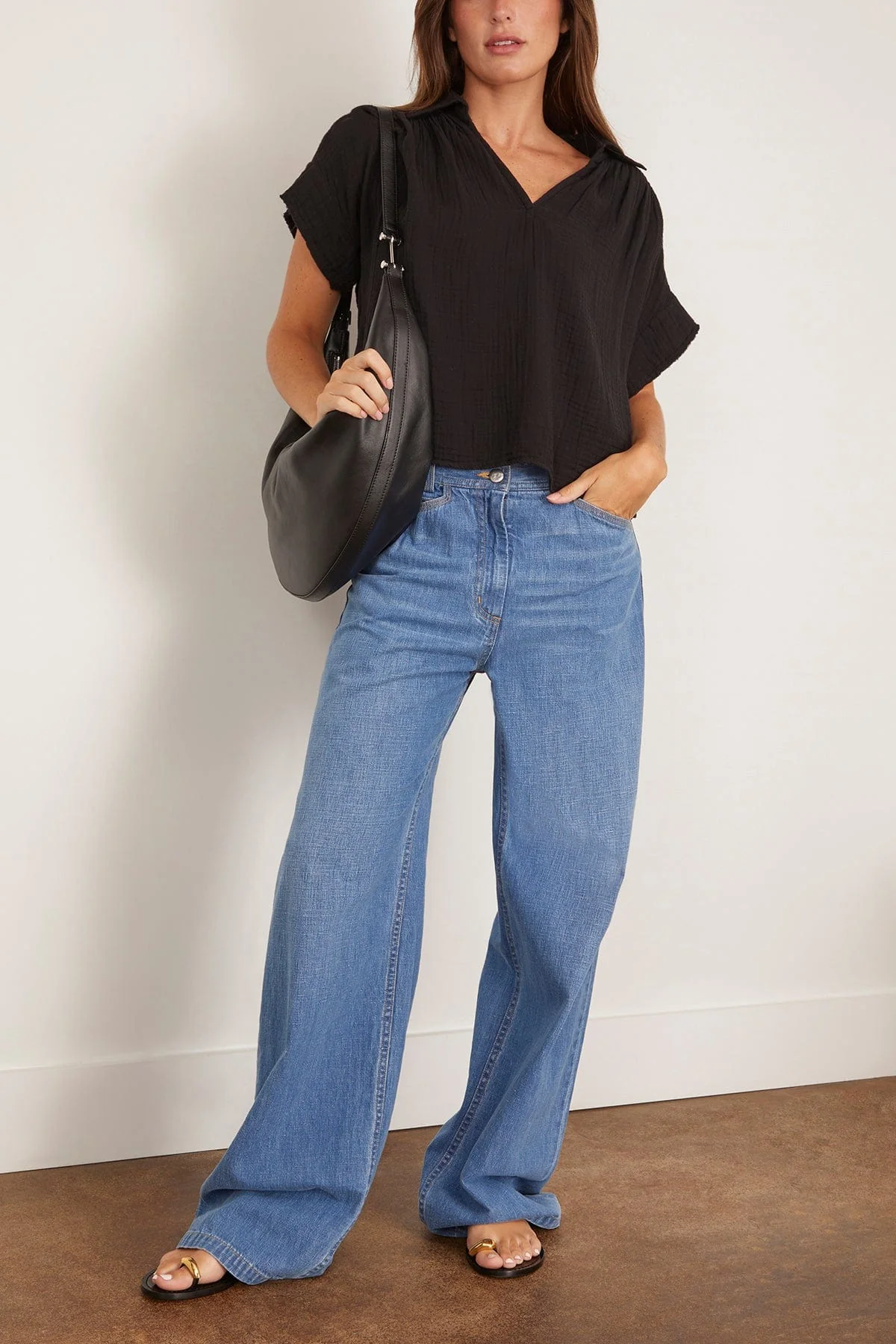 Reggie Top in Black - Image 2