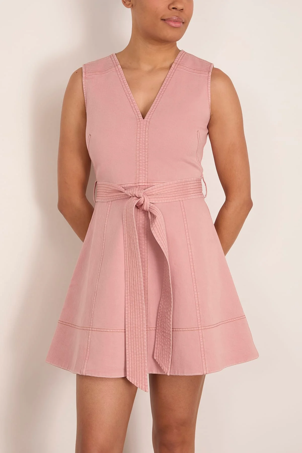 Reina Dress in Rose Quartz - Image 3