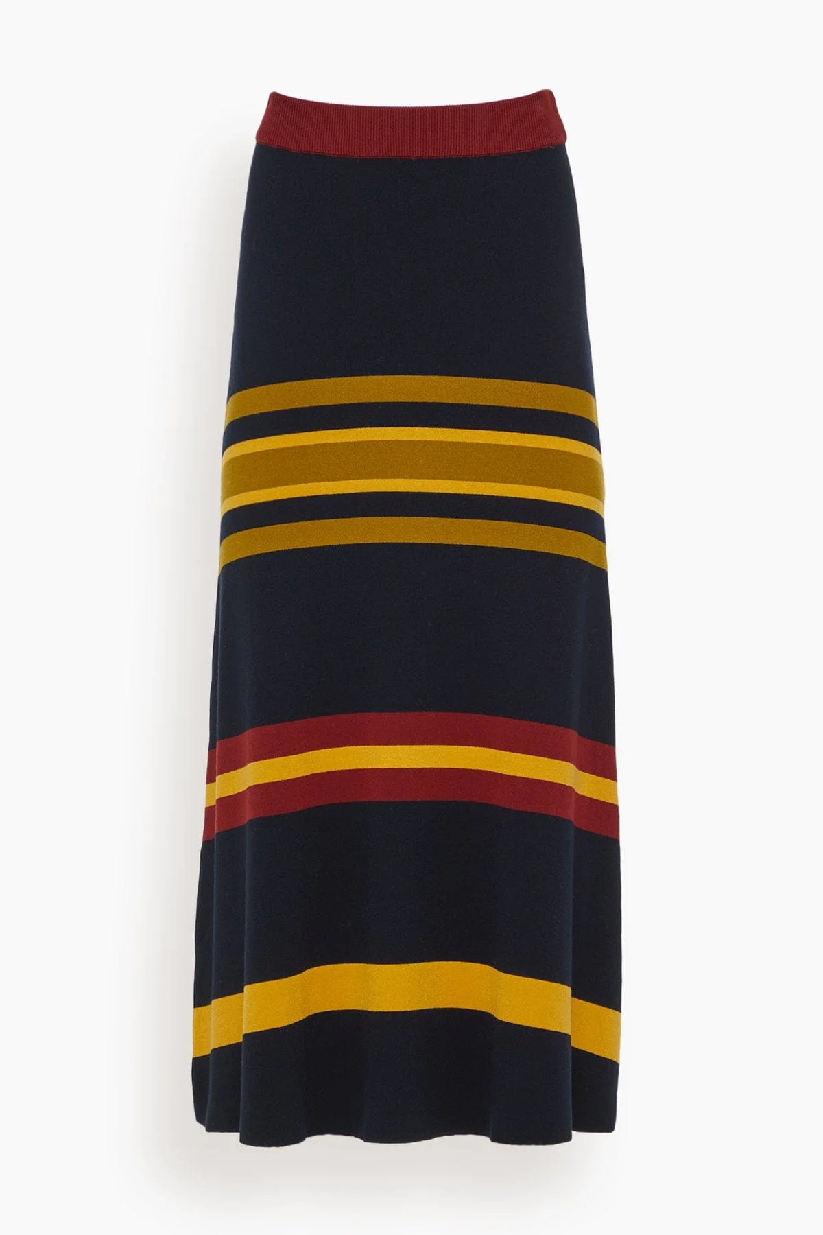 Rianda Knitted Skirt in Multi Stripes