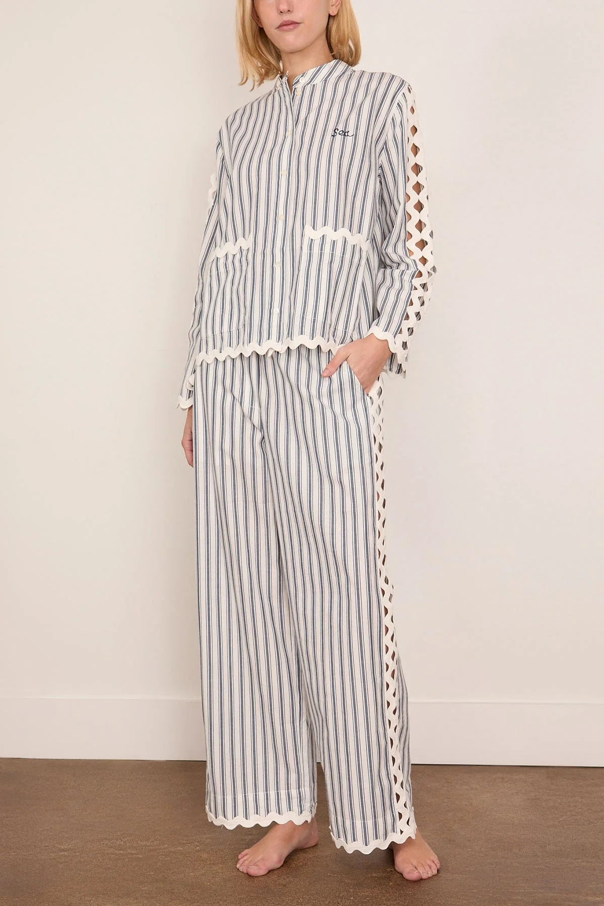 Richa Sleepwear Pajama Set in Multi - Image 2