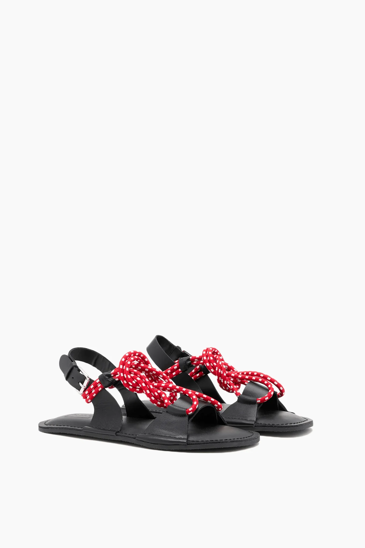 Rope Sandal in Red White - Image 3
