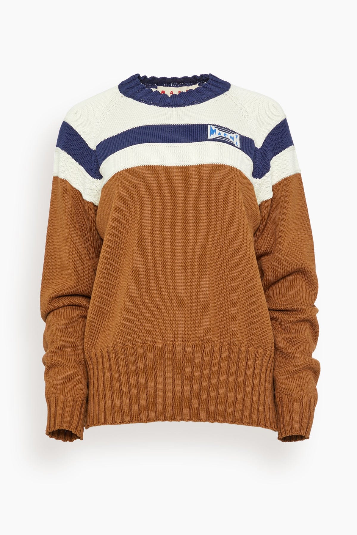 Roundneck Sweater in Tobacco