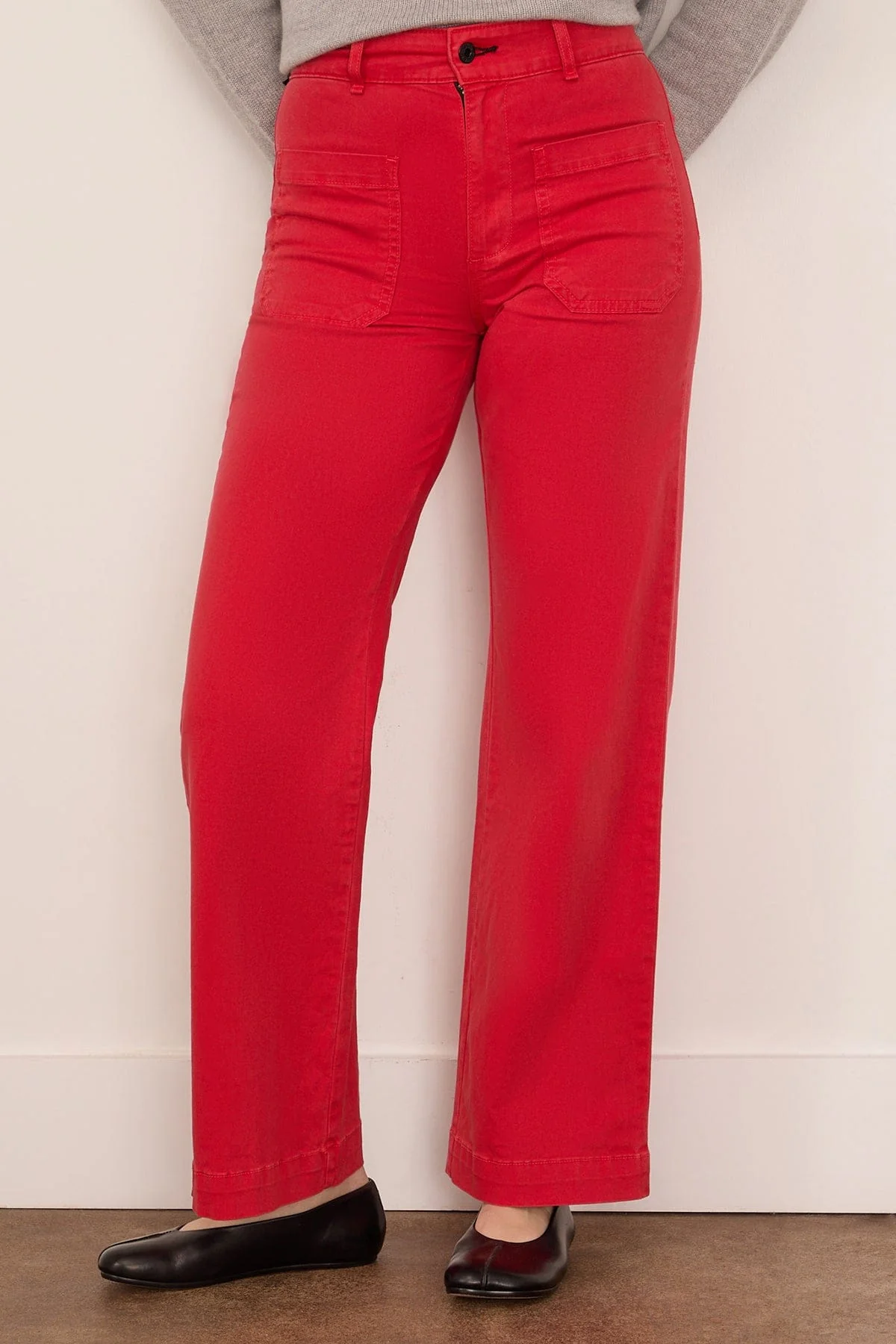 Sailor Pant in Lips Red - Image 3