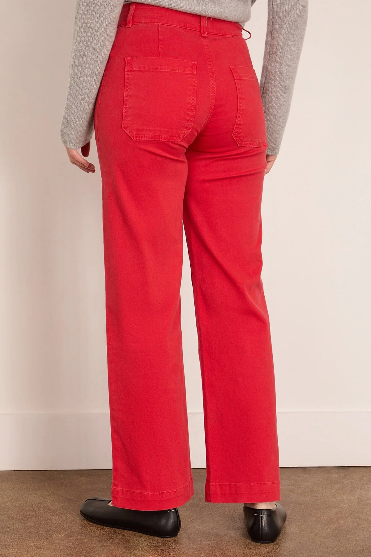 Sailor Pant in Lips Red - Image 4