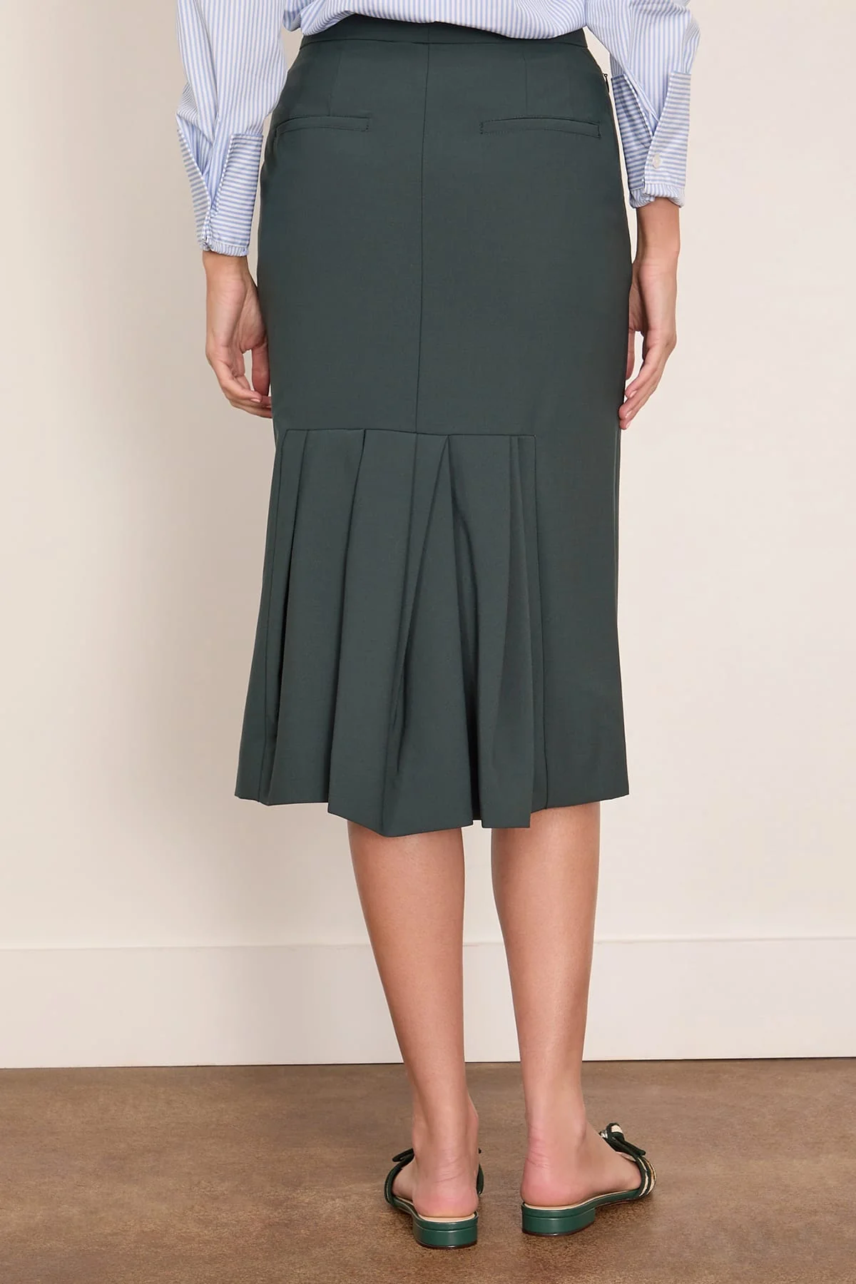 Sandora Skirt in Dark Green - Image 4