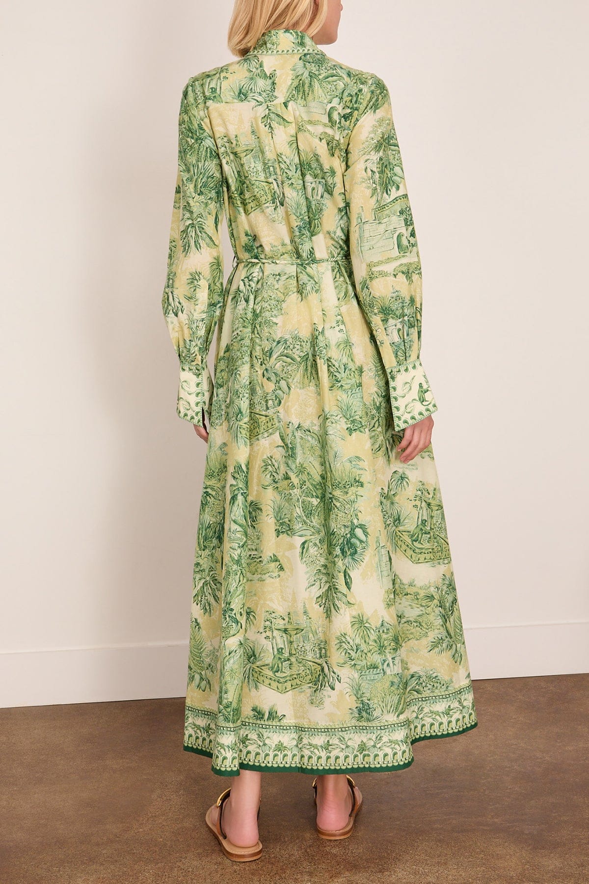 Sara Shirtdress in Green - Image 4