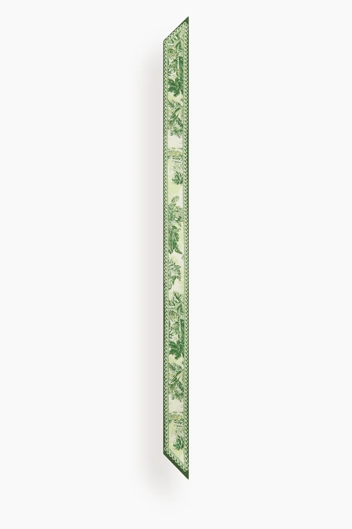 Sara Silk Twill Tie in Green