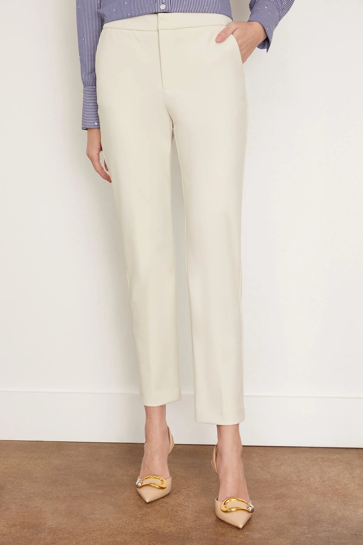 Scuba Slim Carine Trouser in Cement - Image 3