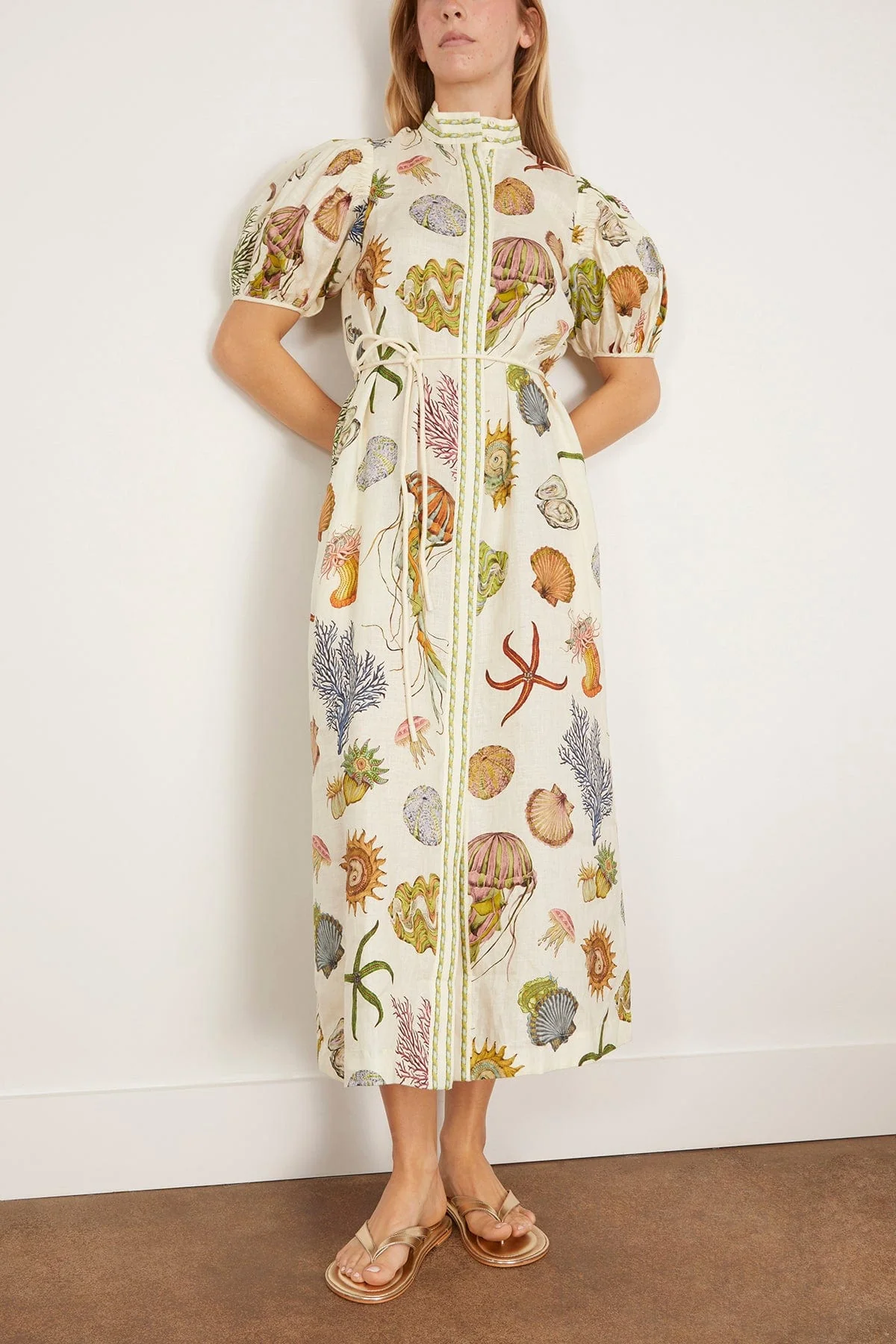 Sea Shirtdress in Cream (TS) - Image 3