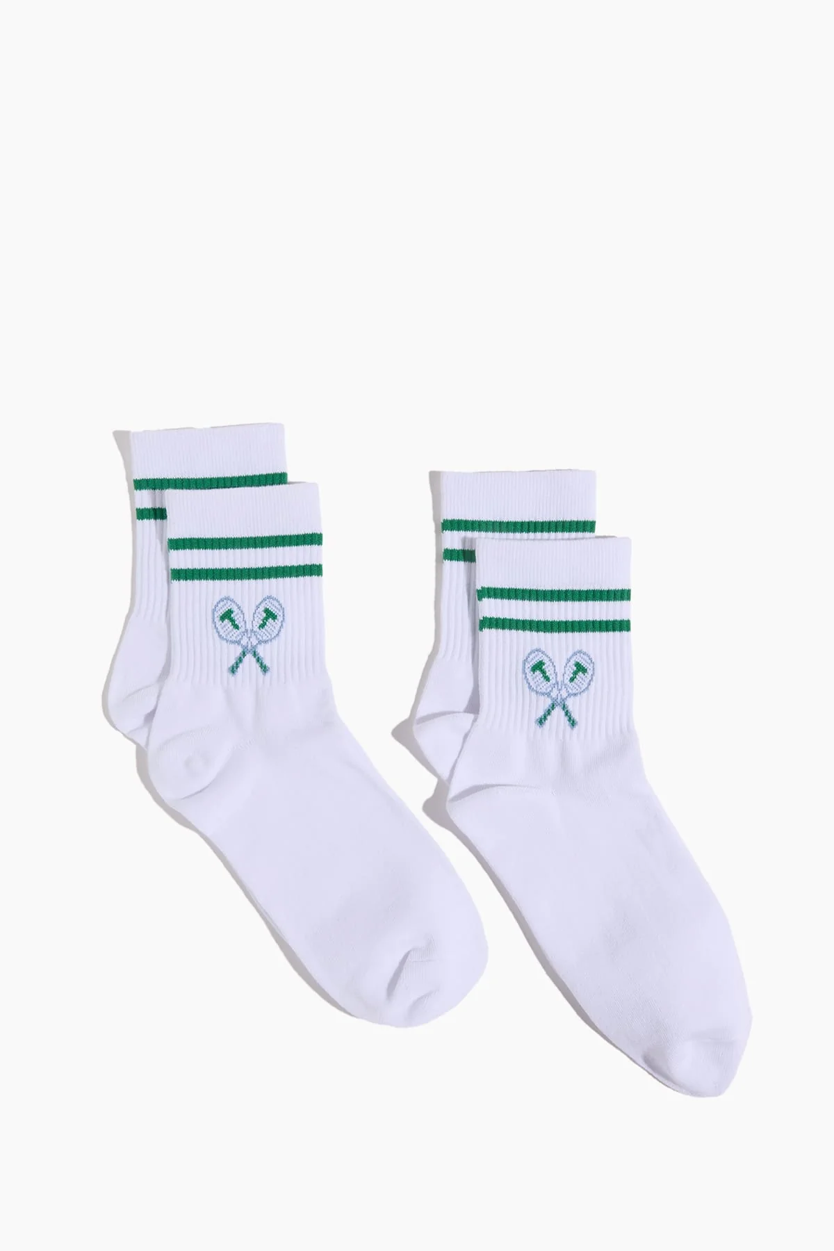 Shannon Tennis Socks in Optic White
