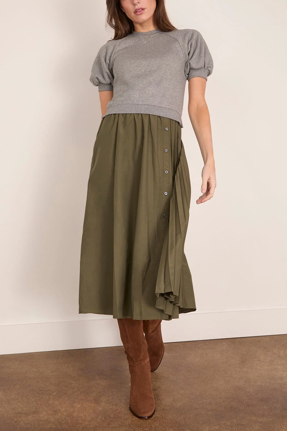 Shayna Dress in Heather Gray - Image 3