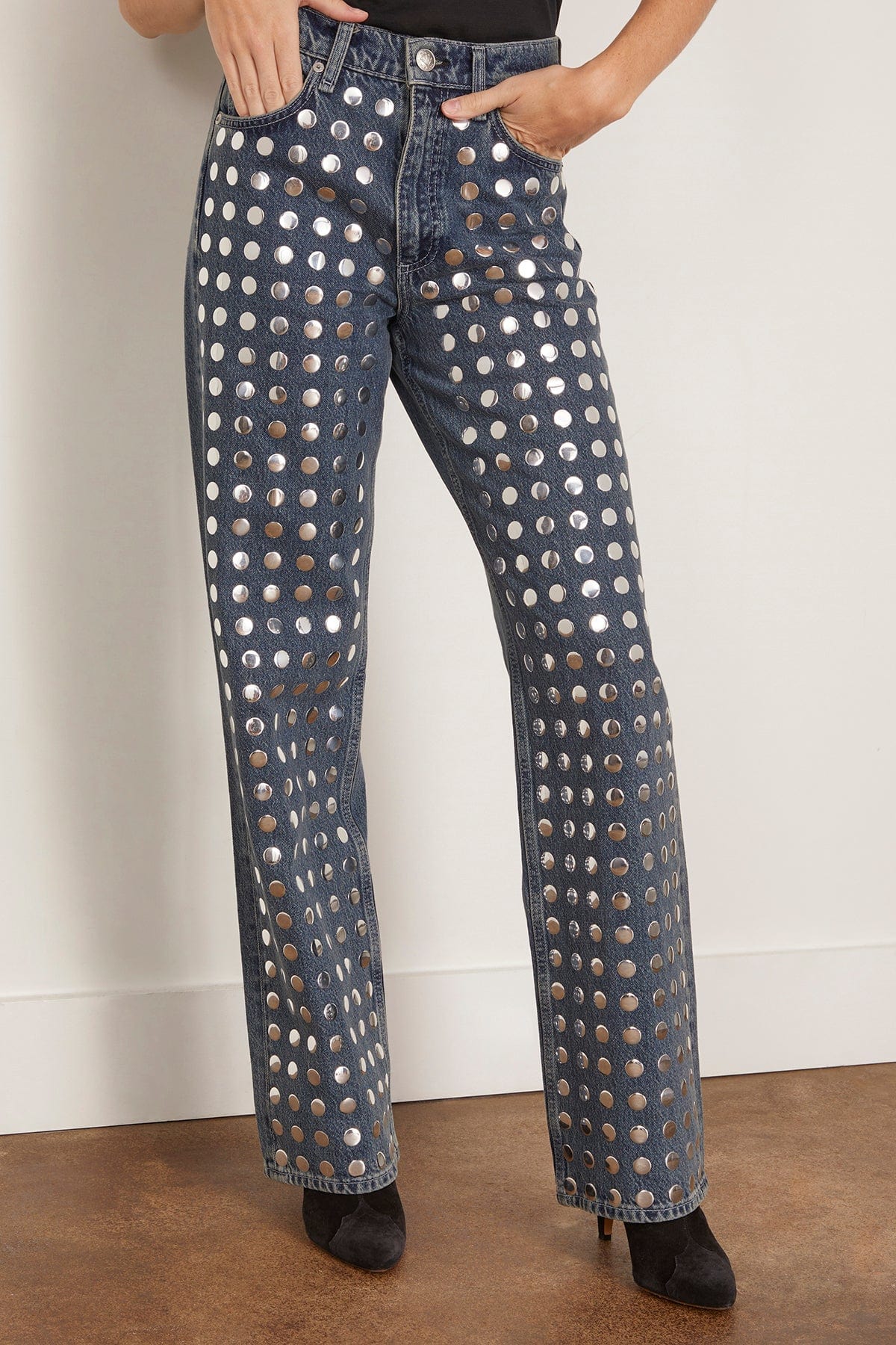 Shea High Rise Full Relaxed Straight Jean in Kingston - Image 3