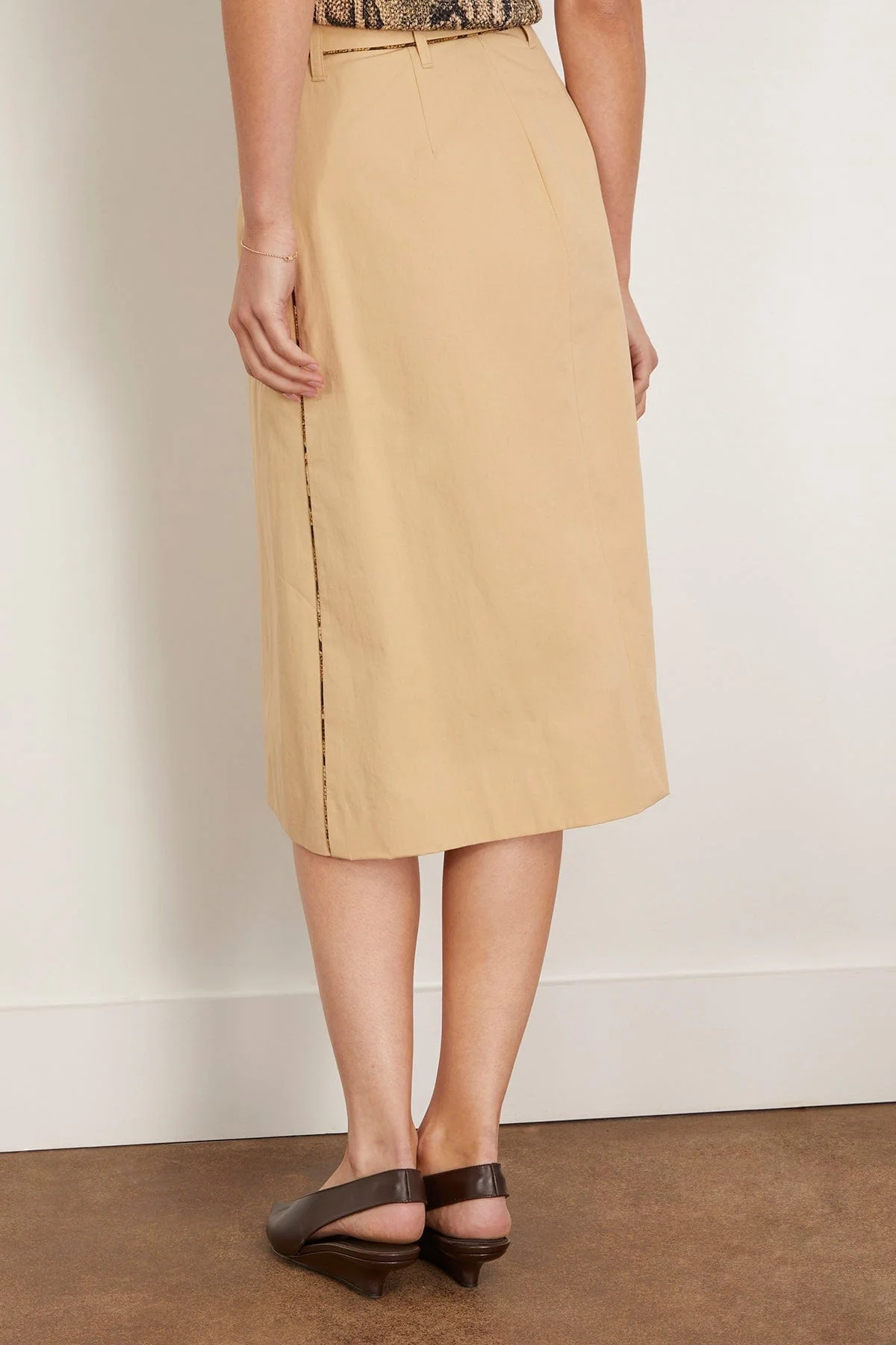Sheraz Skirt in Beige - Image 4