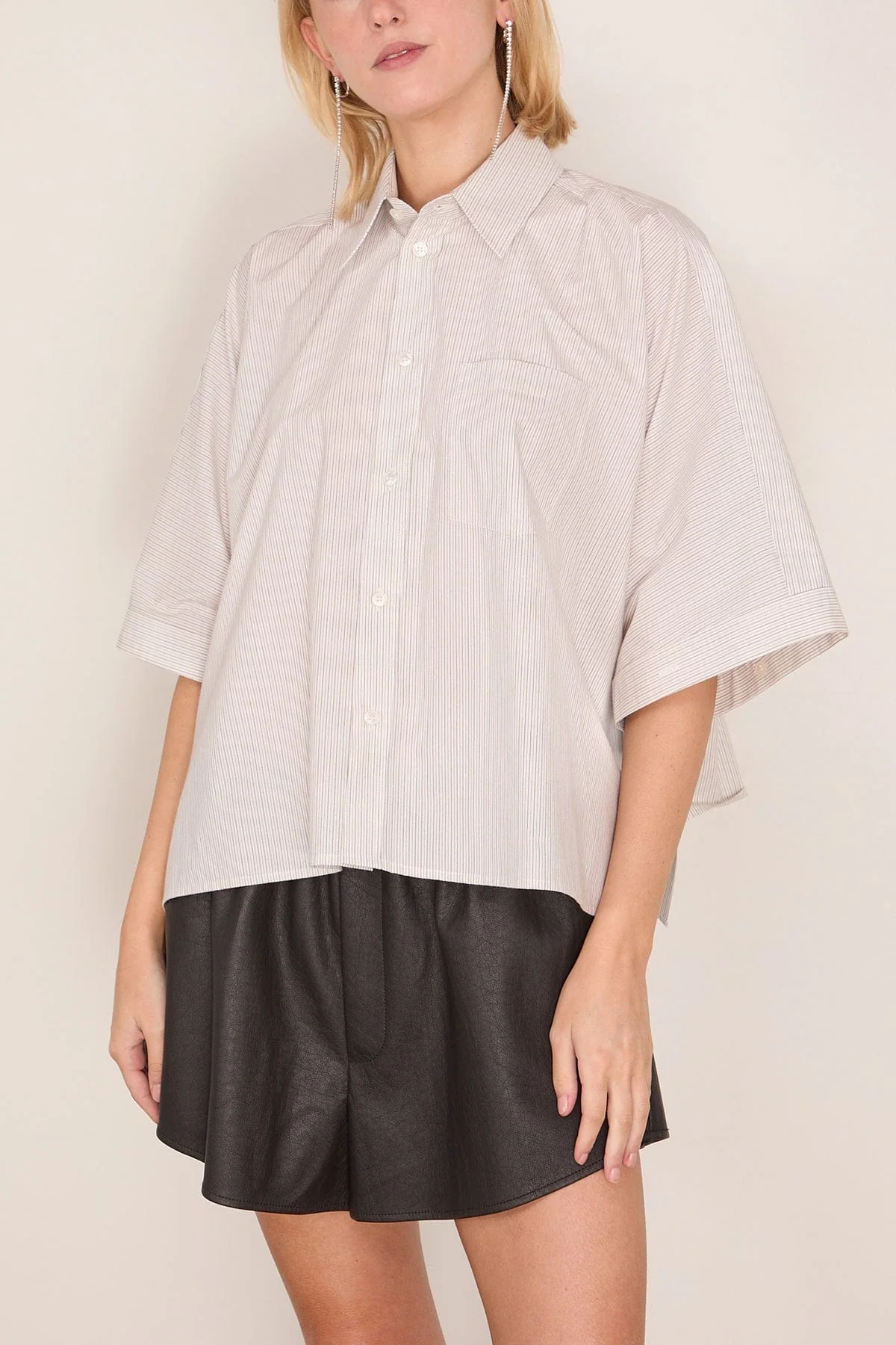 Shirt in Off White/Grey - Image 3