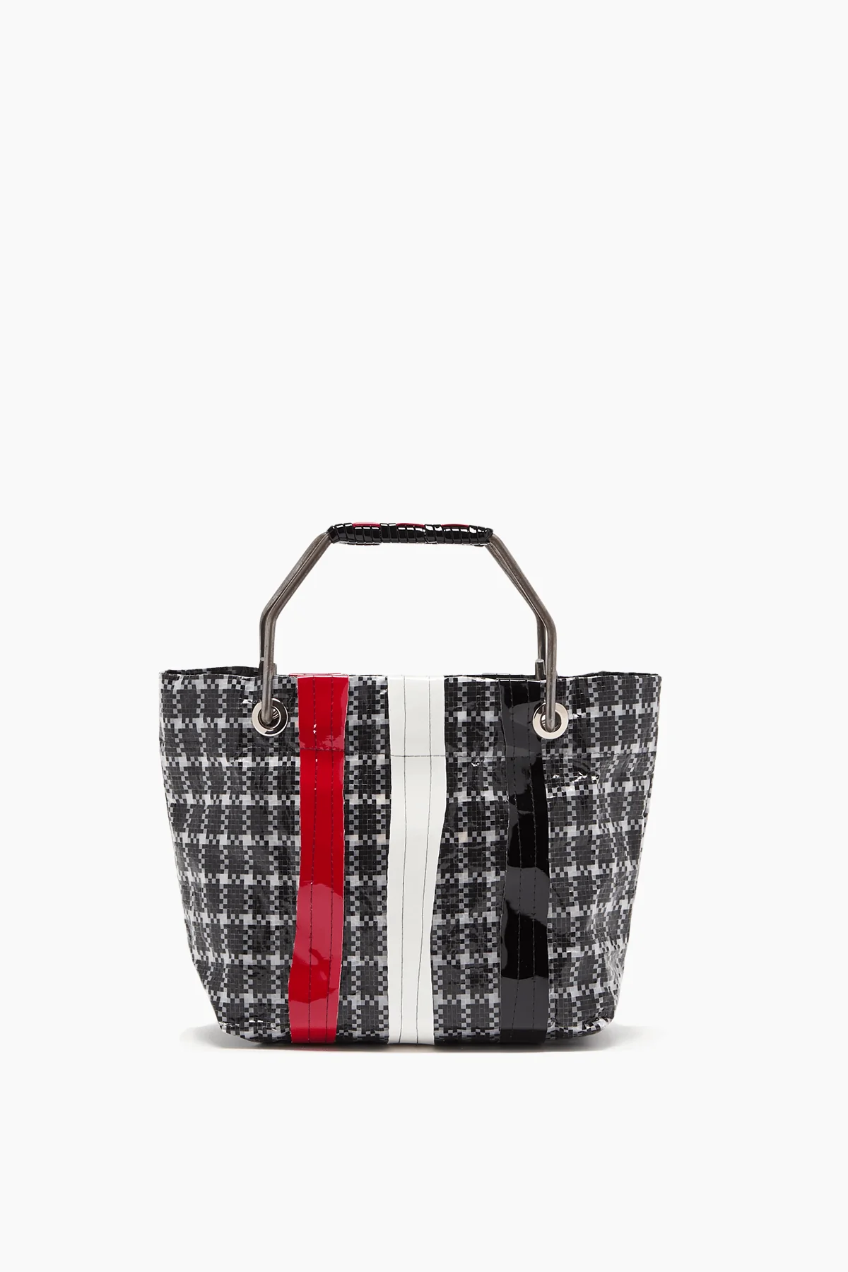 Shopping Bag in Black White Red - Image 3