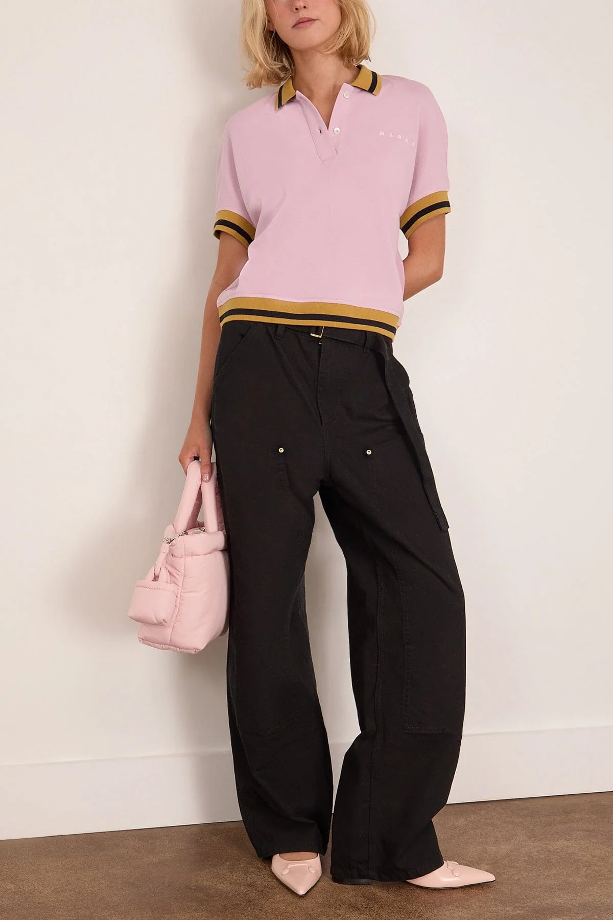 Short Sleeve Polo in Quartz - Image 2