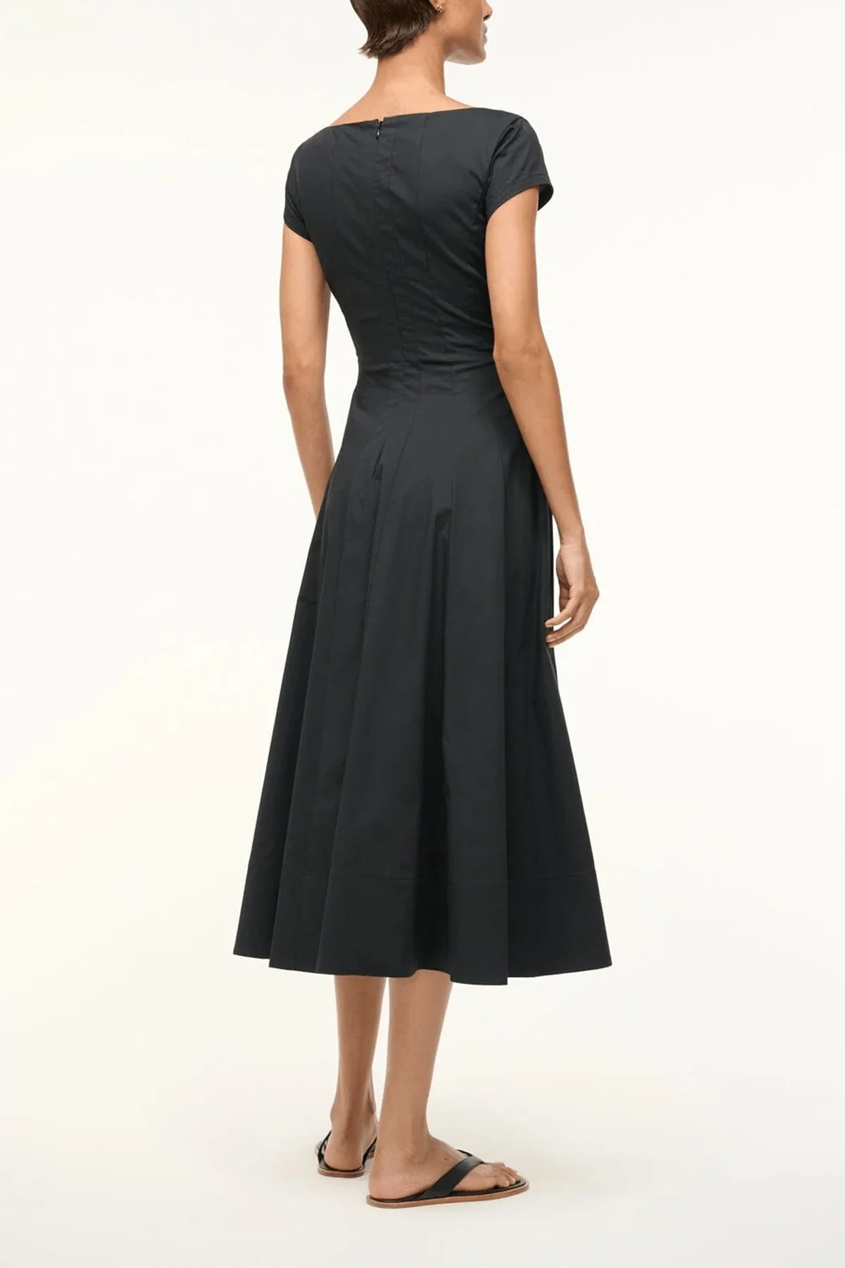 Short Sleeve Wells Dress in Black - Image 4
