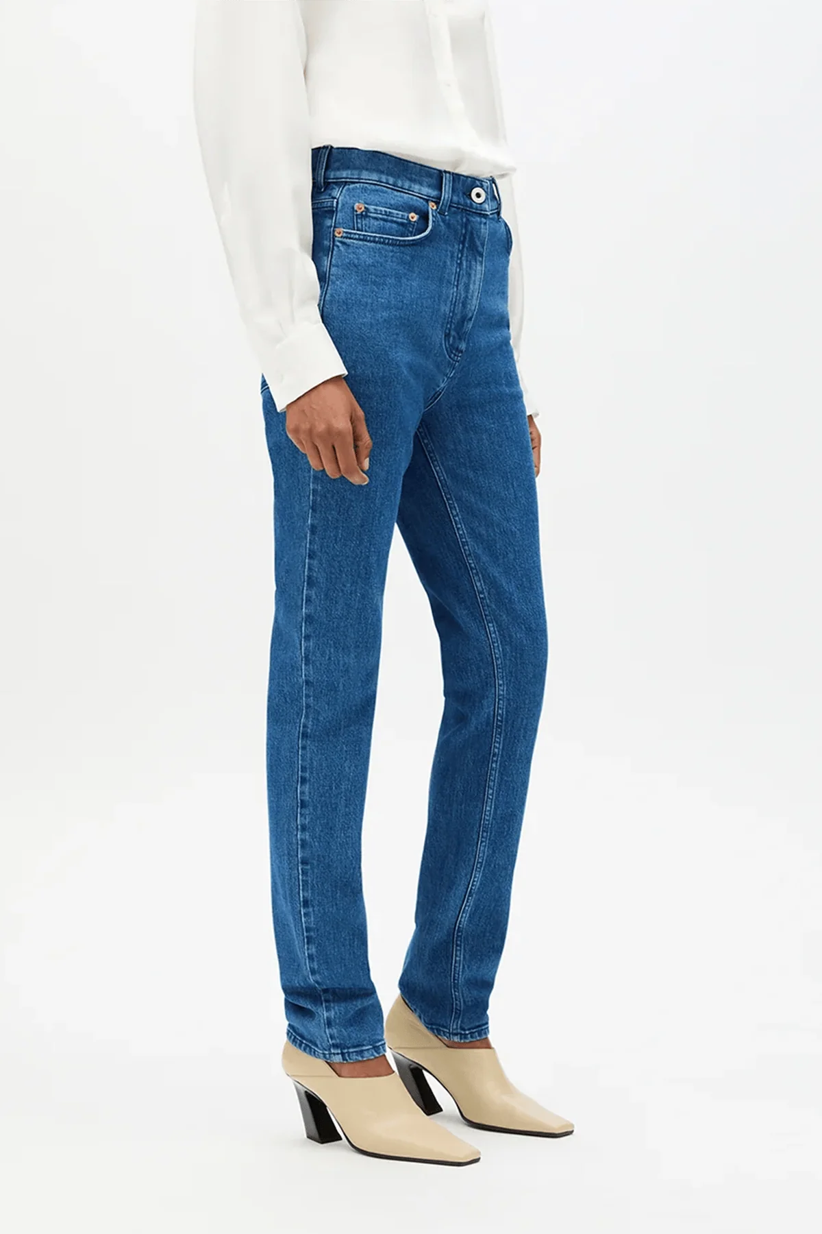 Slim Denim Pant in Rinsed - Image 3