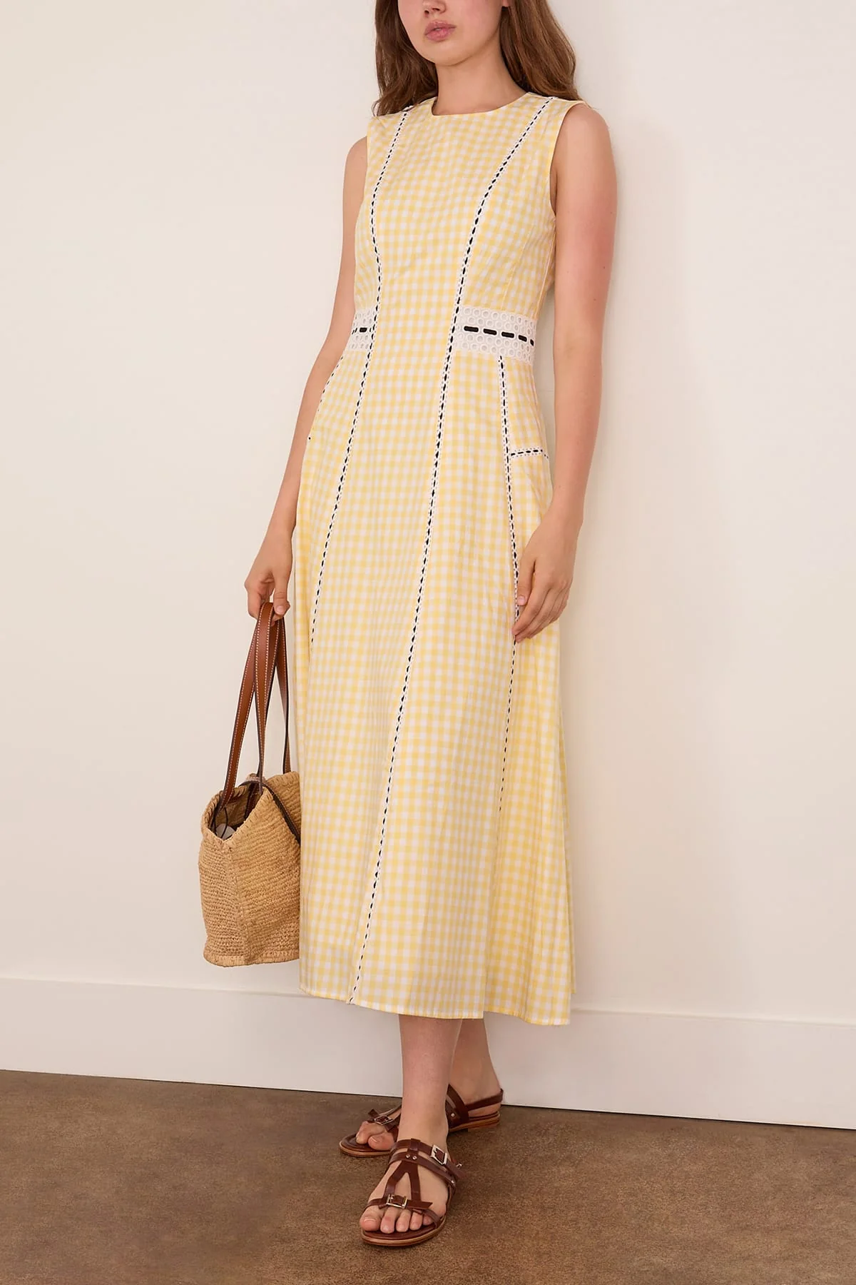 Sloane Dress in Lemon Meringue Multi - Image 2