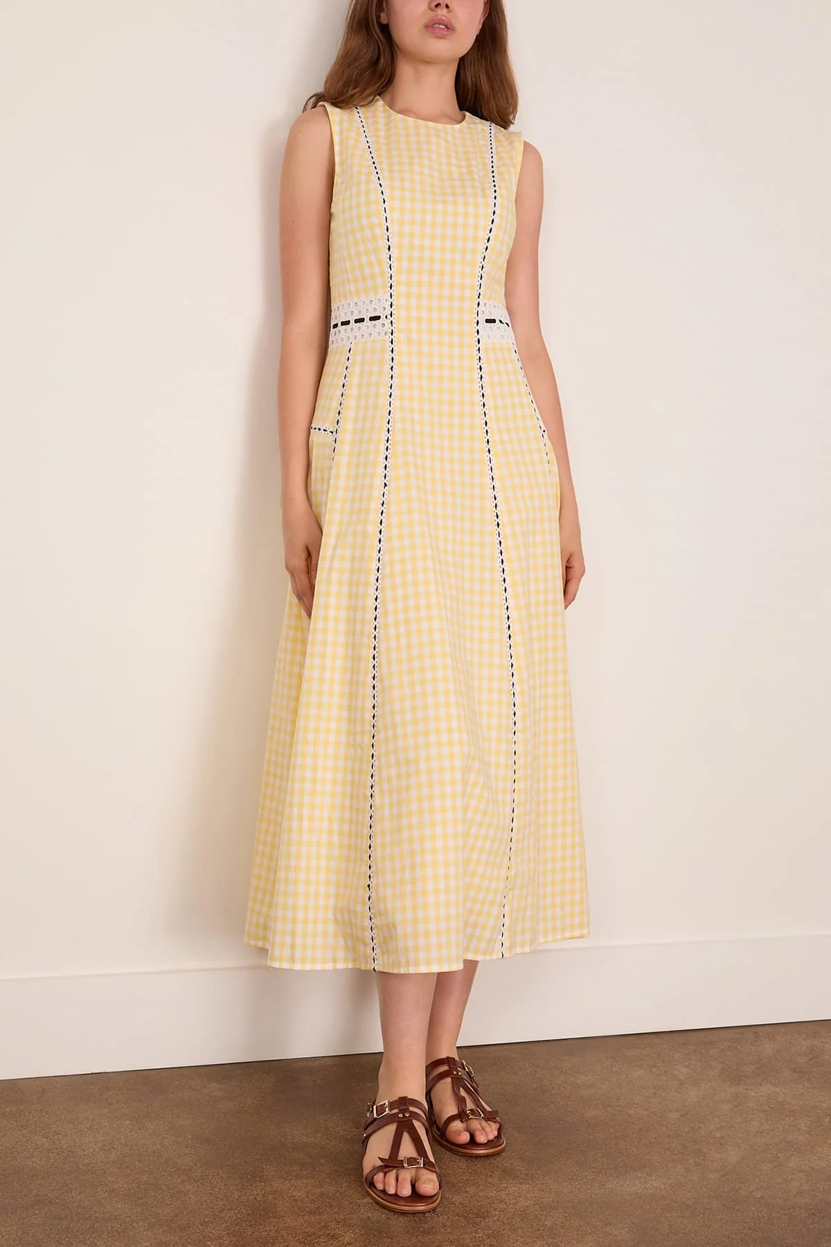 Sloane Dress in Lemon Meringue Multi - Image 3
