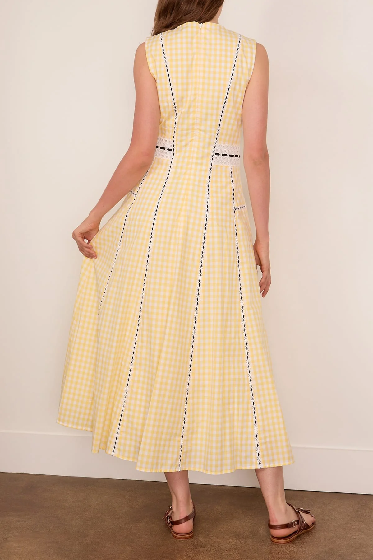 Sloane Dress in Lemon Meringue Multi - Image 4