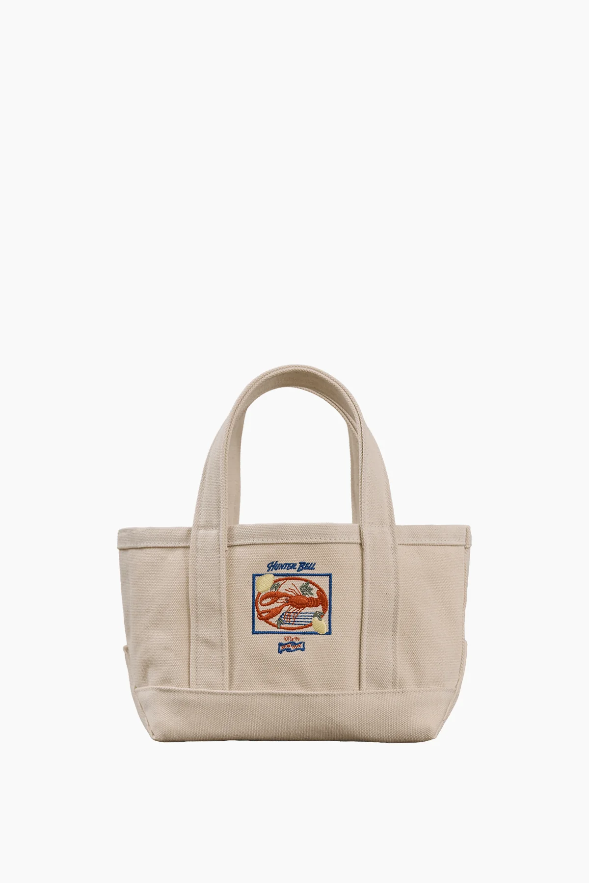 Small HB Canvas Tote in Natural