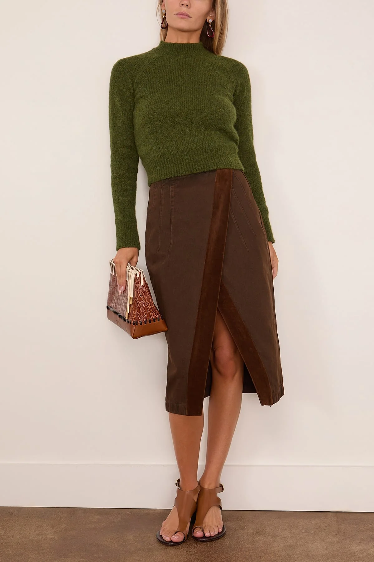 Somina Skirt in Brown - Image 2