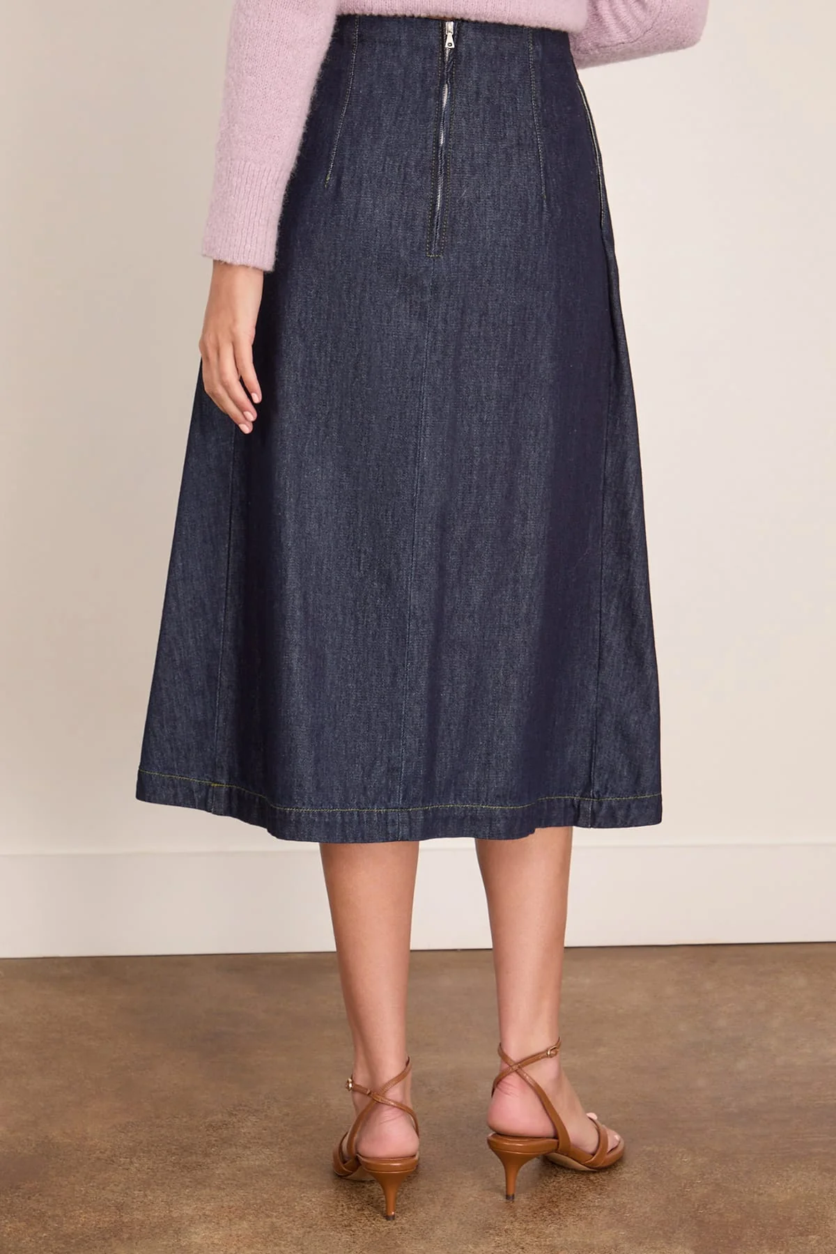 Sonista Skirt in Indigo - Image 4