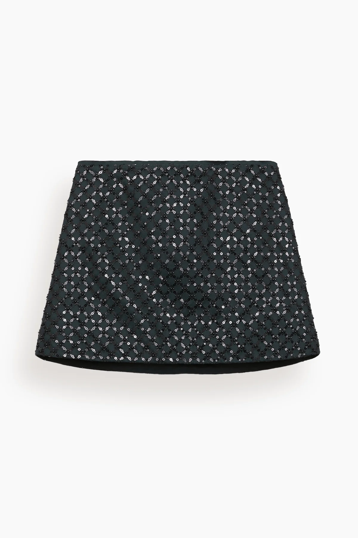 Sparkling Statement Skirt in Graphite