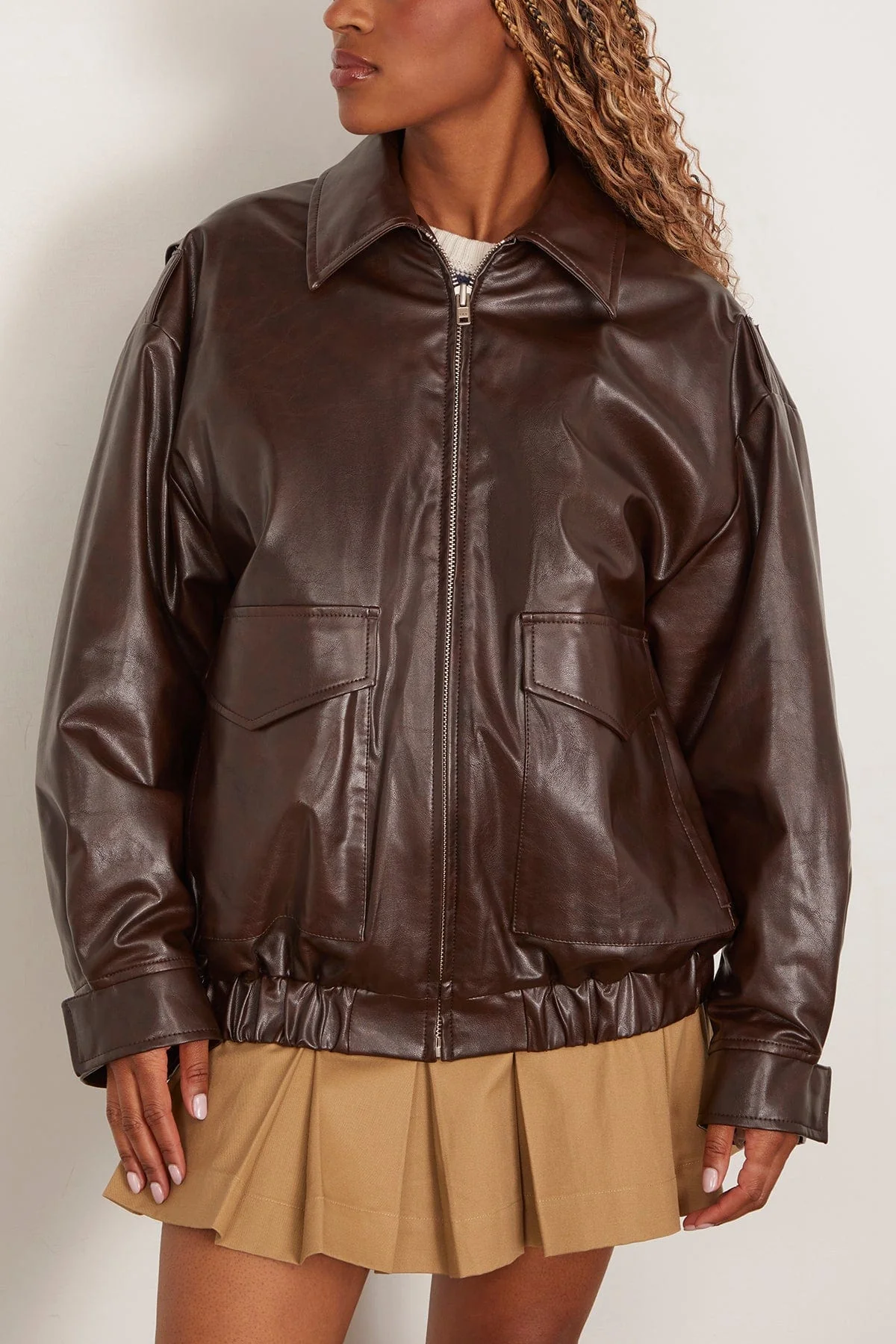 Sports Jacket in Burgundy - Image 3