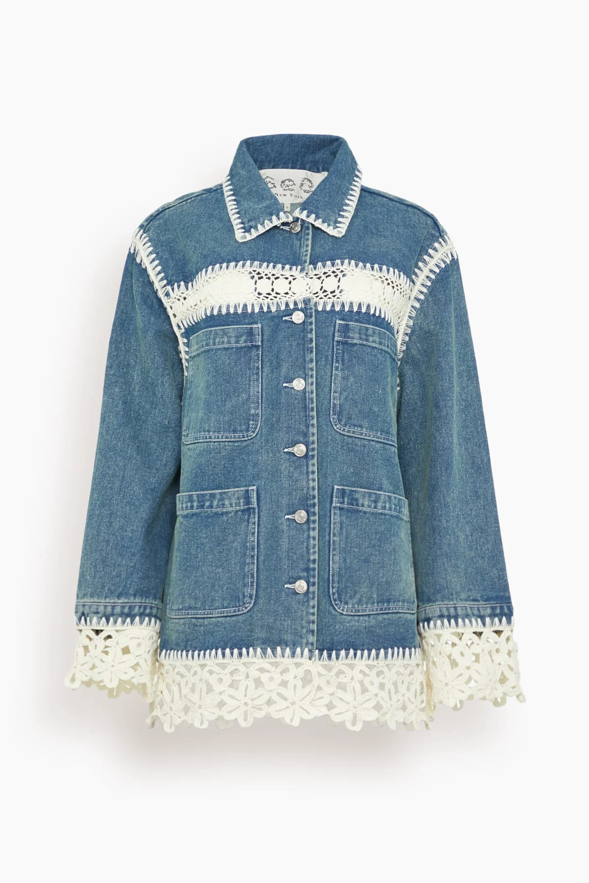 Stasia Denim Jacket in Blue