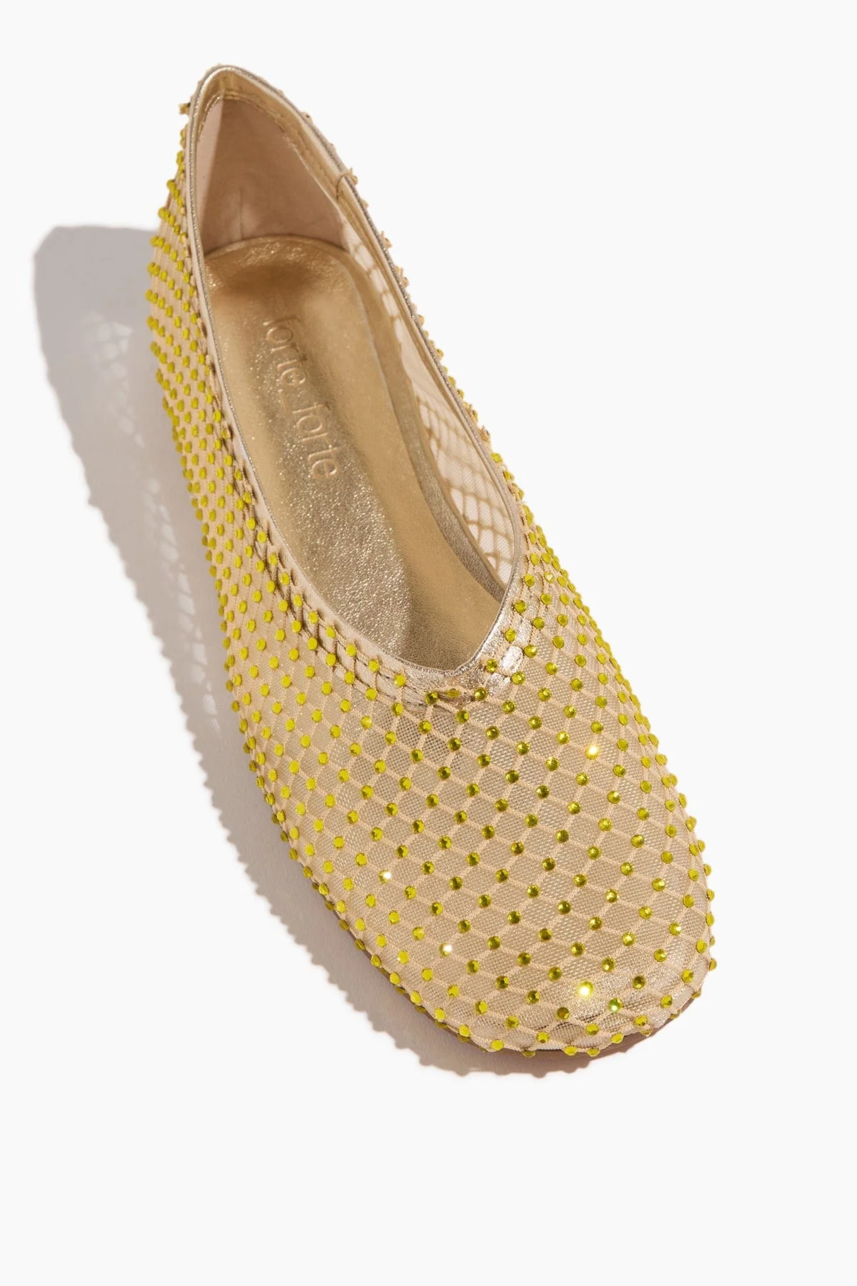 Strass Mesh Ballerina Shoes in Reflex - Image 4