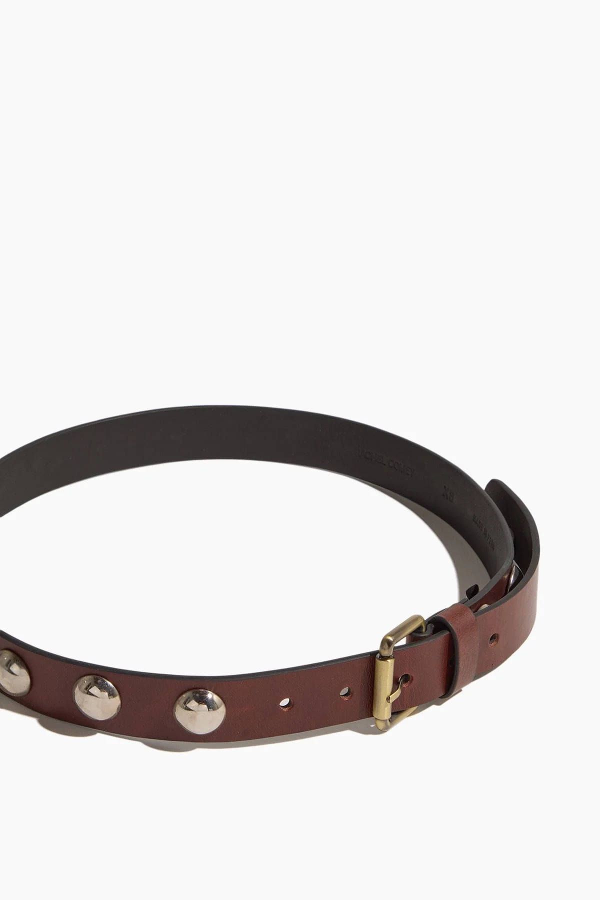 Studded Hip Belt in Saddle - Image 3