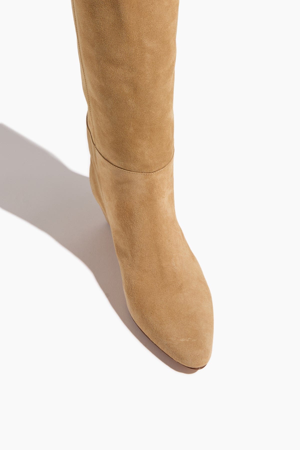 Suede High Boots in Ambra - Image 4