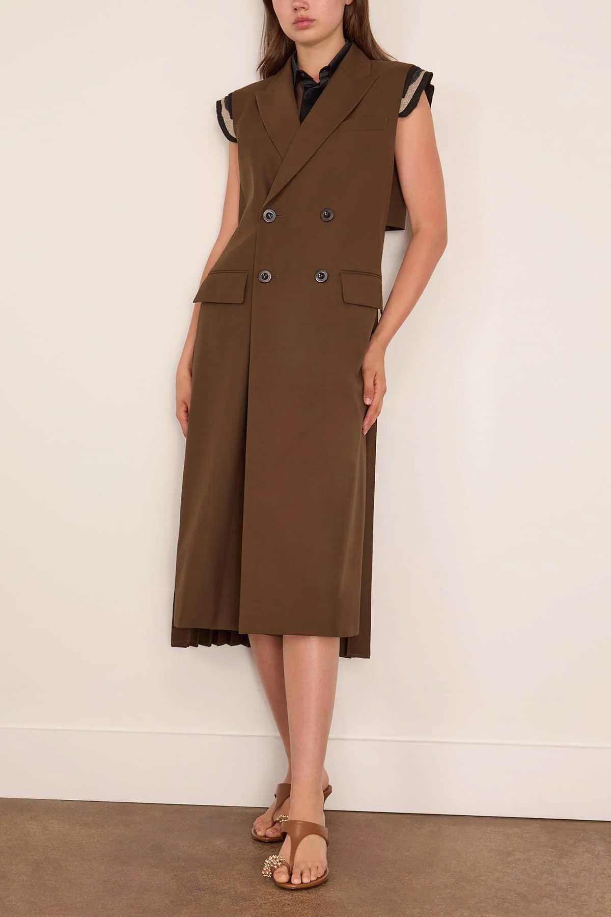 Suiting Vest in Brown - Image 3