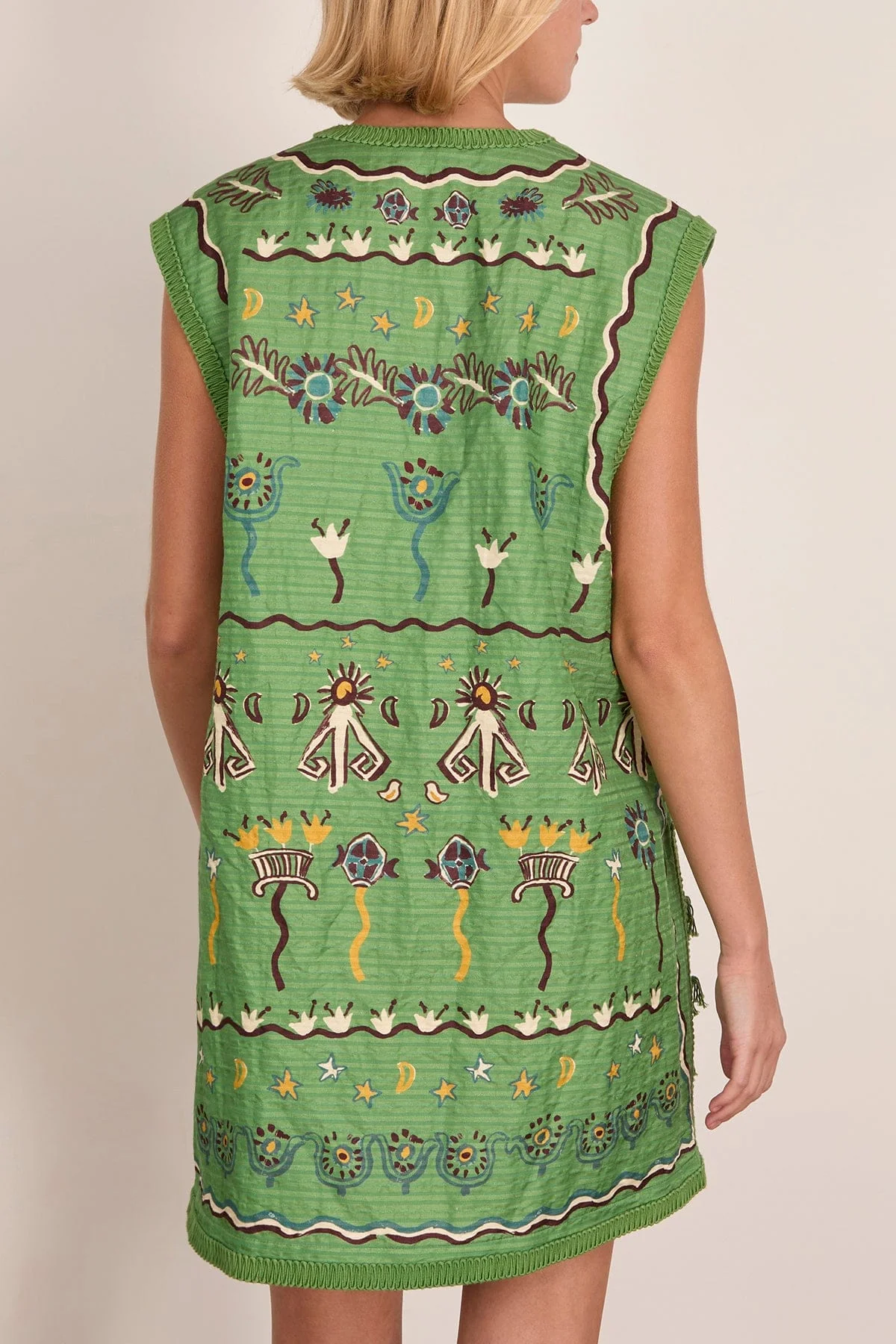 Sun Dancer Mini Dress in Multi - Image 4