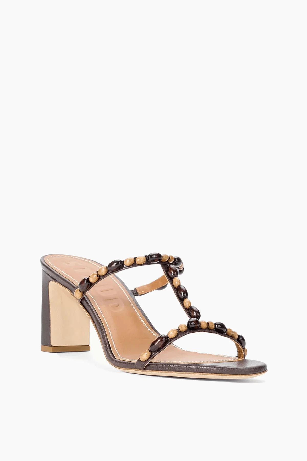 Talita Heel in Wood Beads - Image 3