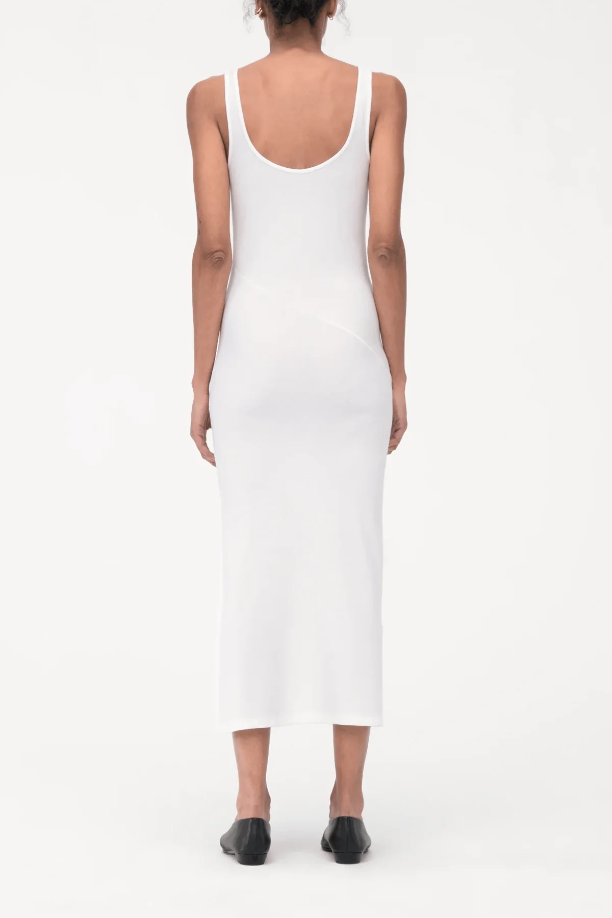 Tank Dress in White - Image 4