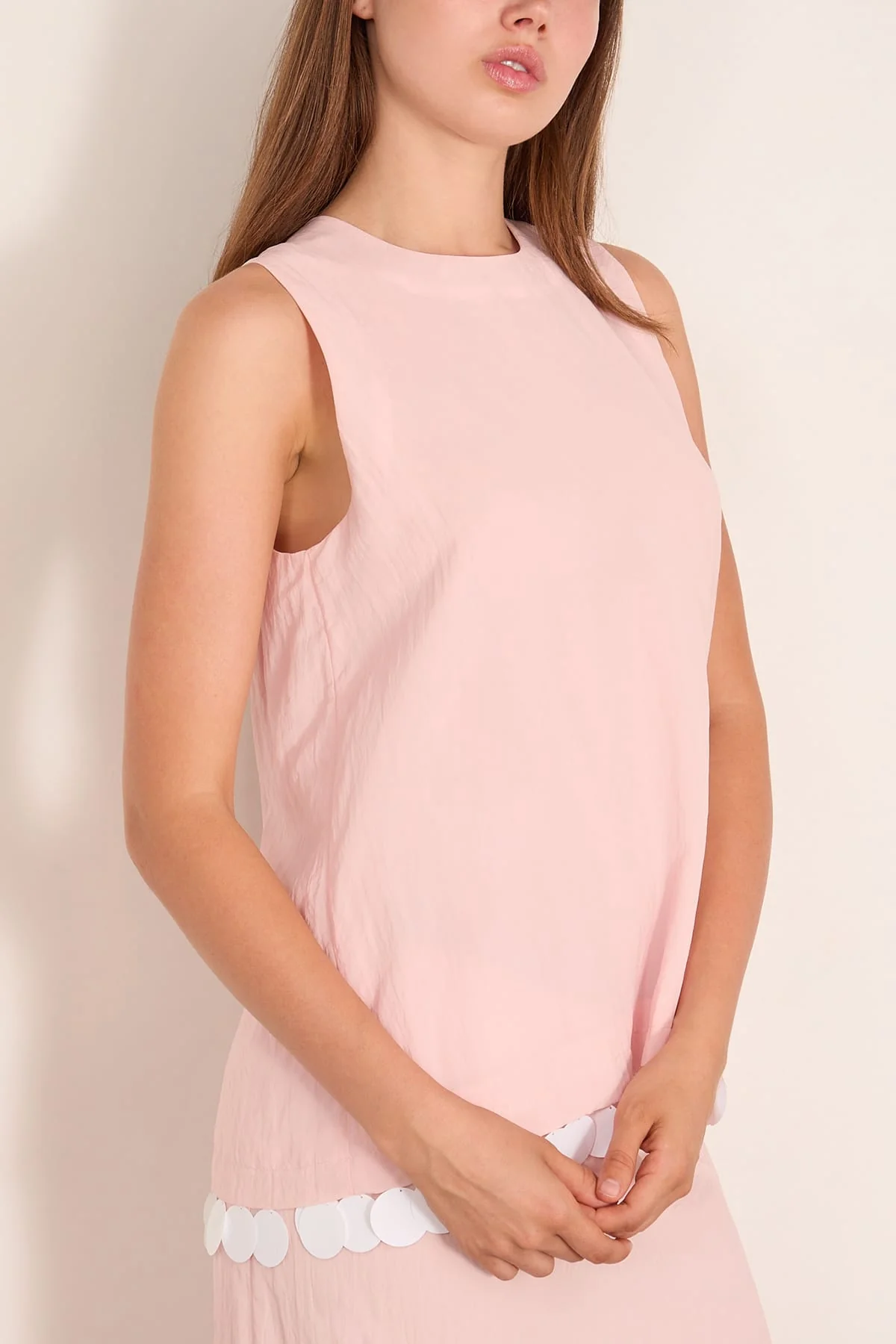 Tank Top in Baby Pink - Image 3