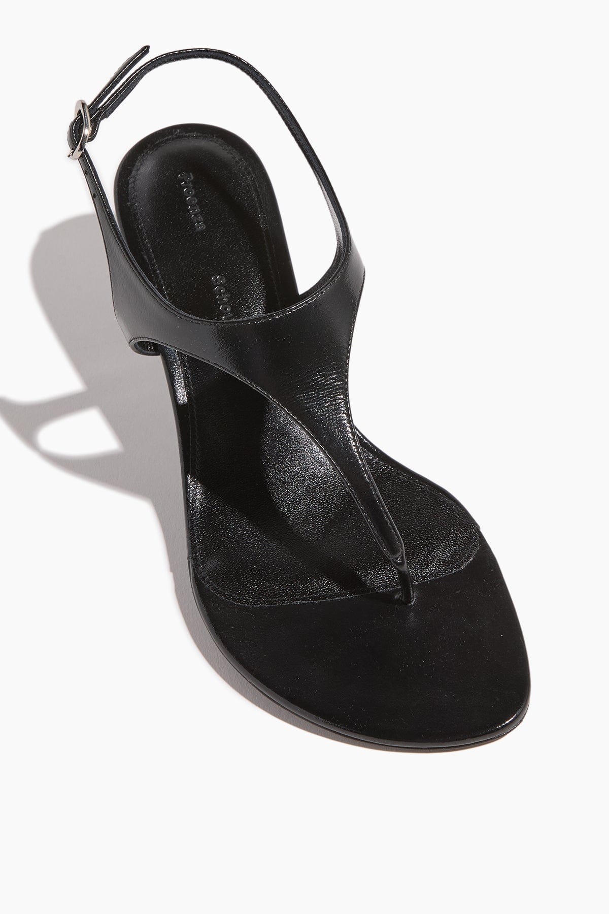 Tee Thong Sandals in Black - Image 4