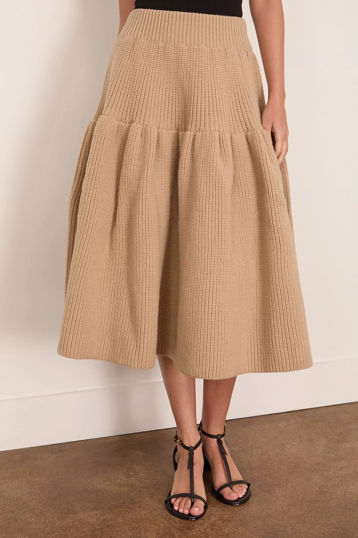 Telma Skirt in Beige - Image 3