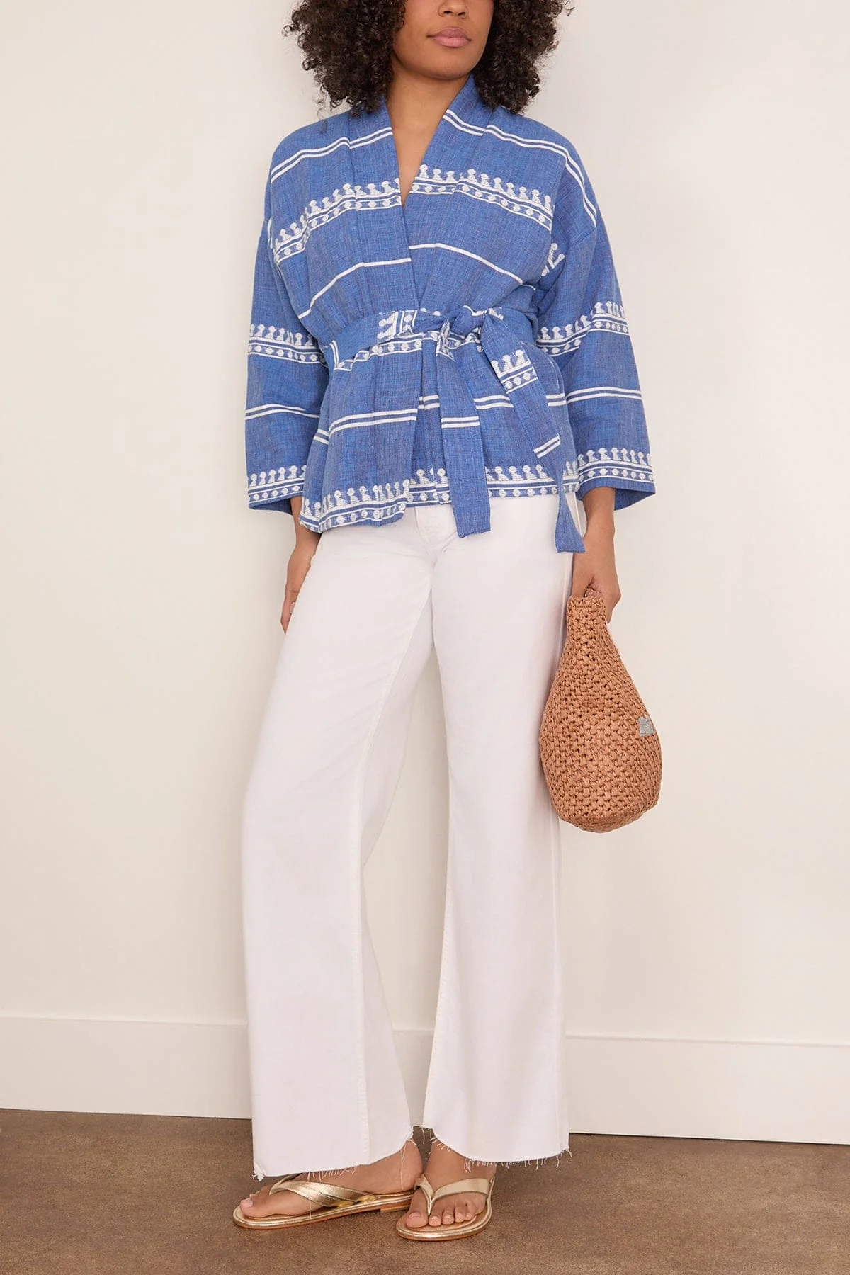 Terara Jacket in Tebibi Blue - Image 2