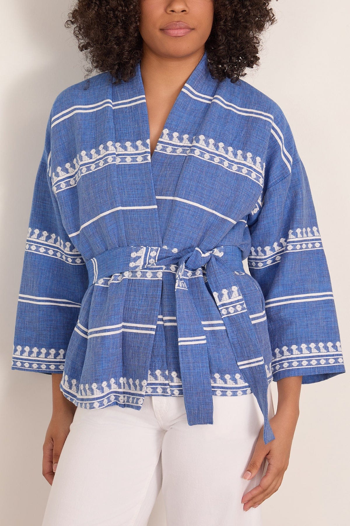 Terara Jacket in Tebibi Blue - Image 3