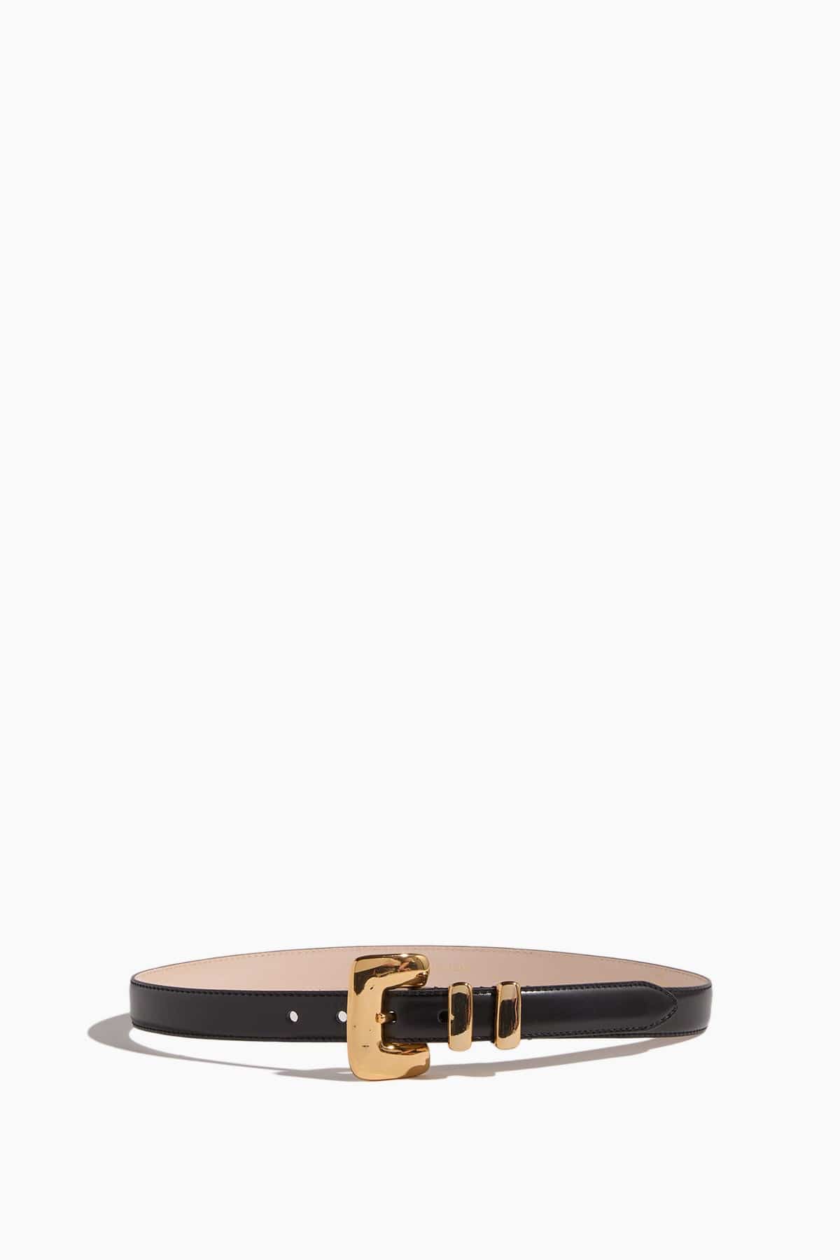 Tetra Belt in Black/Gold